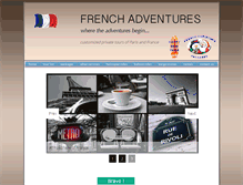 Tablet Screenshot of frenchadventures.com